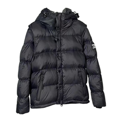 Burberry Detachable-Sleeve Puffer Vest — Black — #036