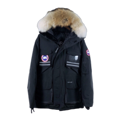 Canada Goose Hooded Puffer Jacket Style 10 — Black — #093