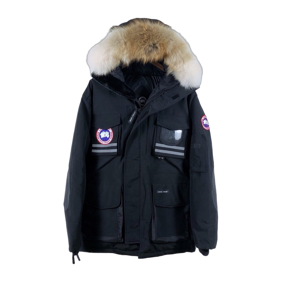 Canada Goose Hooded Puffer Jacket Style 10 — Black — #093