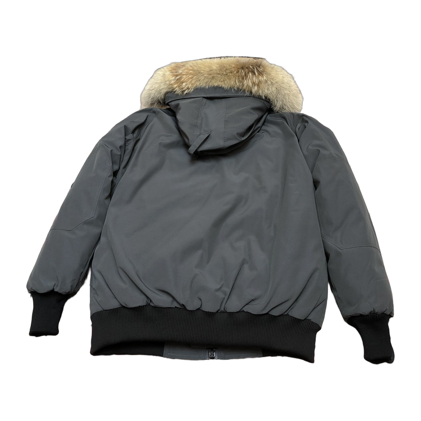 Canada Goose Hooded Puffer Jacket Style 01 — Graphite — #071