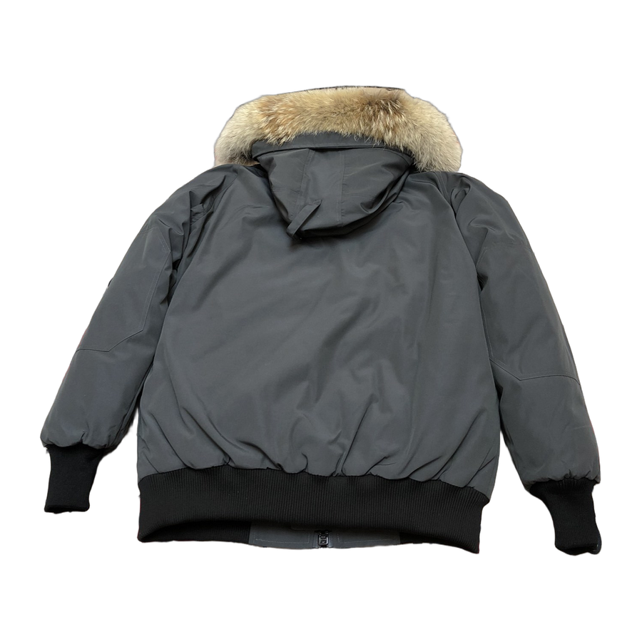 Canada Goose Hooded Puffer Jacket Style 01 — Graphite — #071