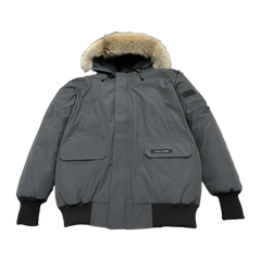 Canada Goose Hooded Puffer Jacket Style 01 — Graphite — #071