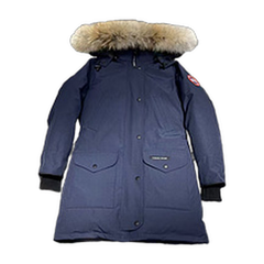 Canada Goose Hooded Puffer Jacket Style 07 — Navy — #078