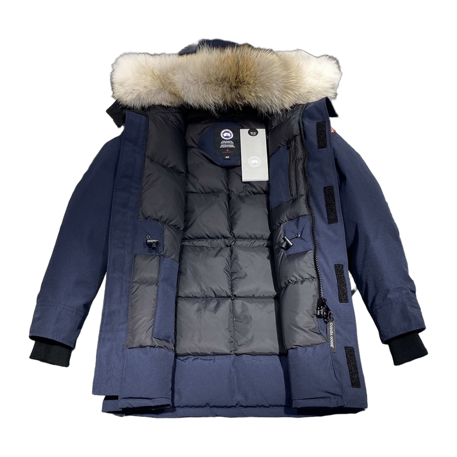Canada Goose Men's Fur-Trim Parka Style 13 — Navy — #049