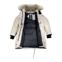 Canada Goose Hooded Puffer Jacket Style 07 — Off White — #083