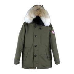 Canada Goose Military Hooded Puffer Jacket Style 06 — Military Green — #074
