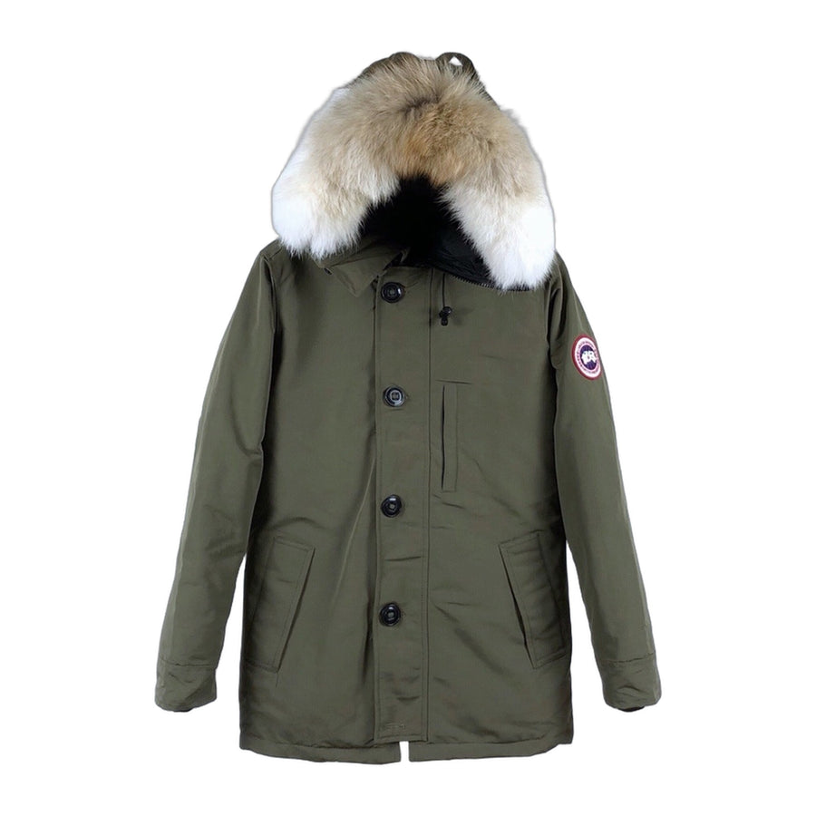 Canada Goose Military Hooded Puffer Jacket Style 06 — Military Green — #074