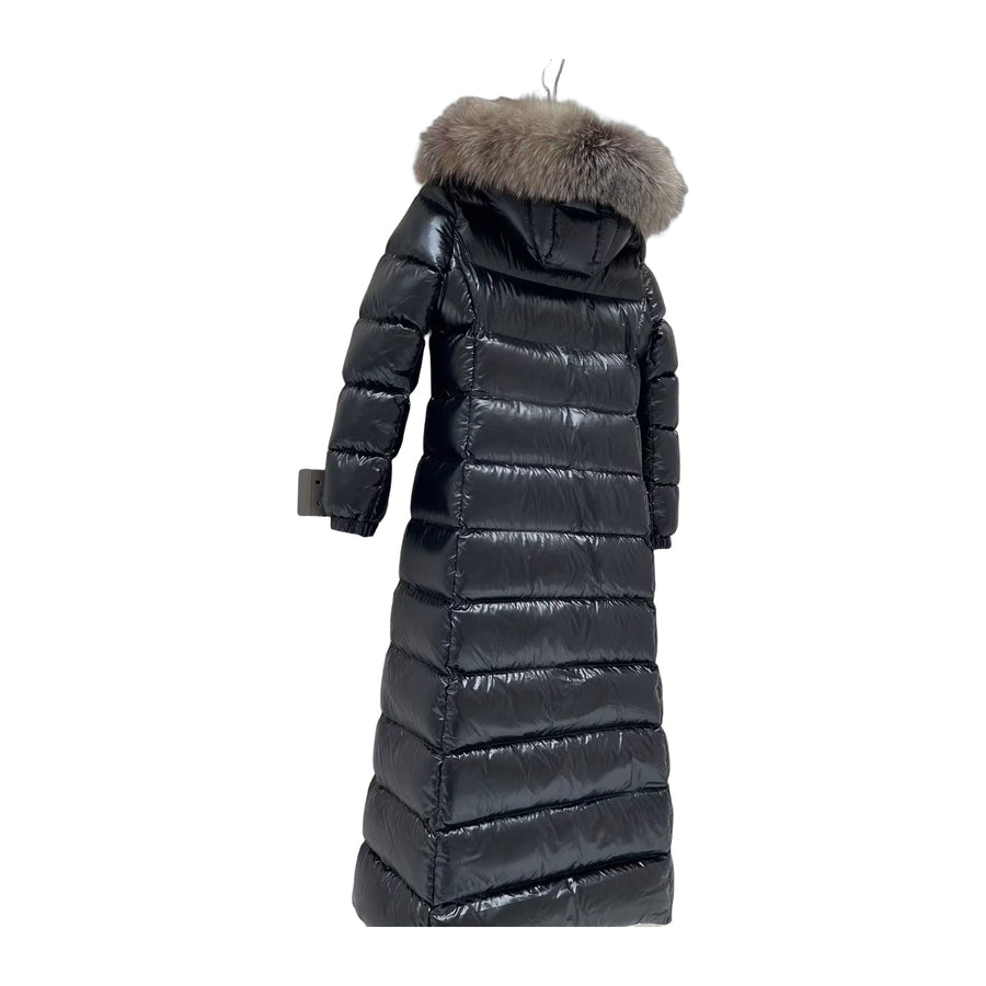 Moncler Hudson Long Down Jacket — Black — #186