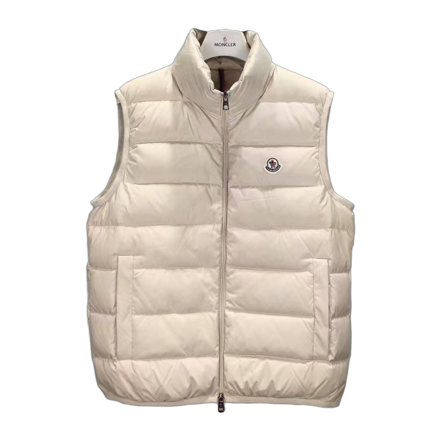 Moncler Stand-Collar Down Vest Style K77 — Off White — #302