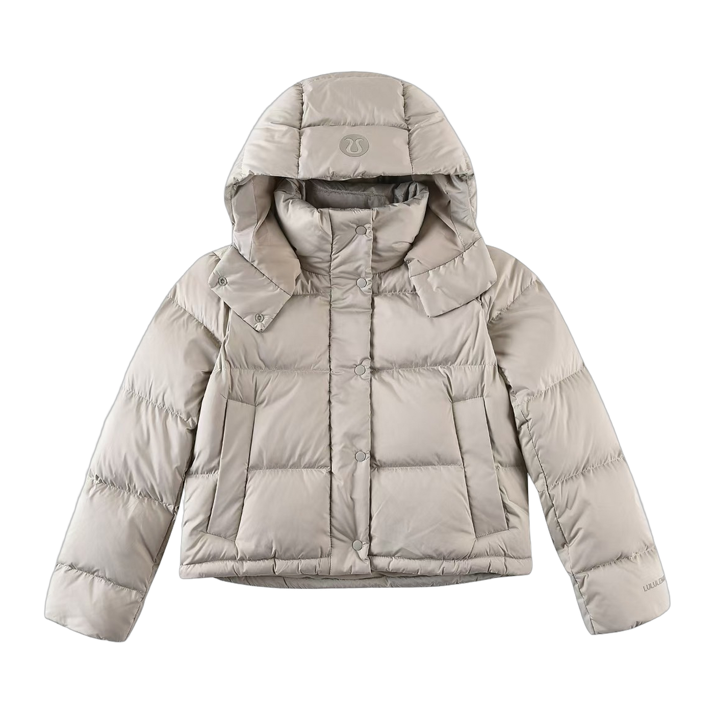 Lululemon Wunder Puff 600-Down-Fill Jacket — Linen Grey — #138