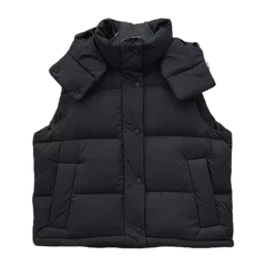 Lululemon Wunder Puff 600-Down-Fill Cropped Vest — Black — #150
