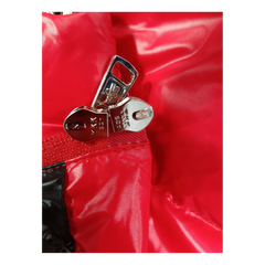 Moncler Glossy Hooded Long Puffer Jacket — #191