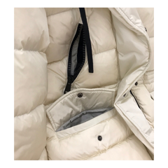 Moncler Aphroti Fur-Trim Hooded Long Puffer Jacket — #172