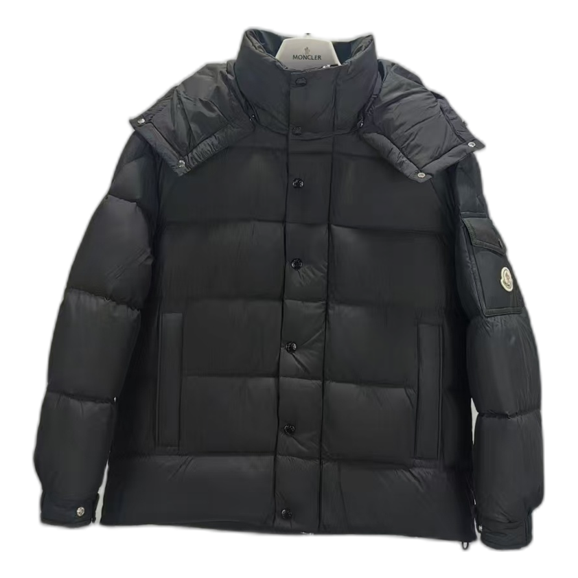 Moncler Matte Hooded Puffer Jacket — #188