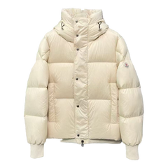 Moncler Snap-Front Stand-Collar Puffer Jacket — #455