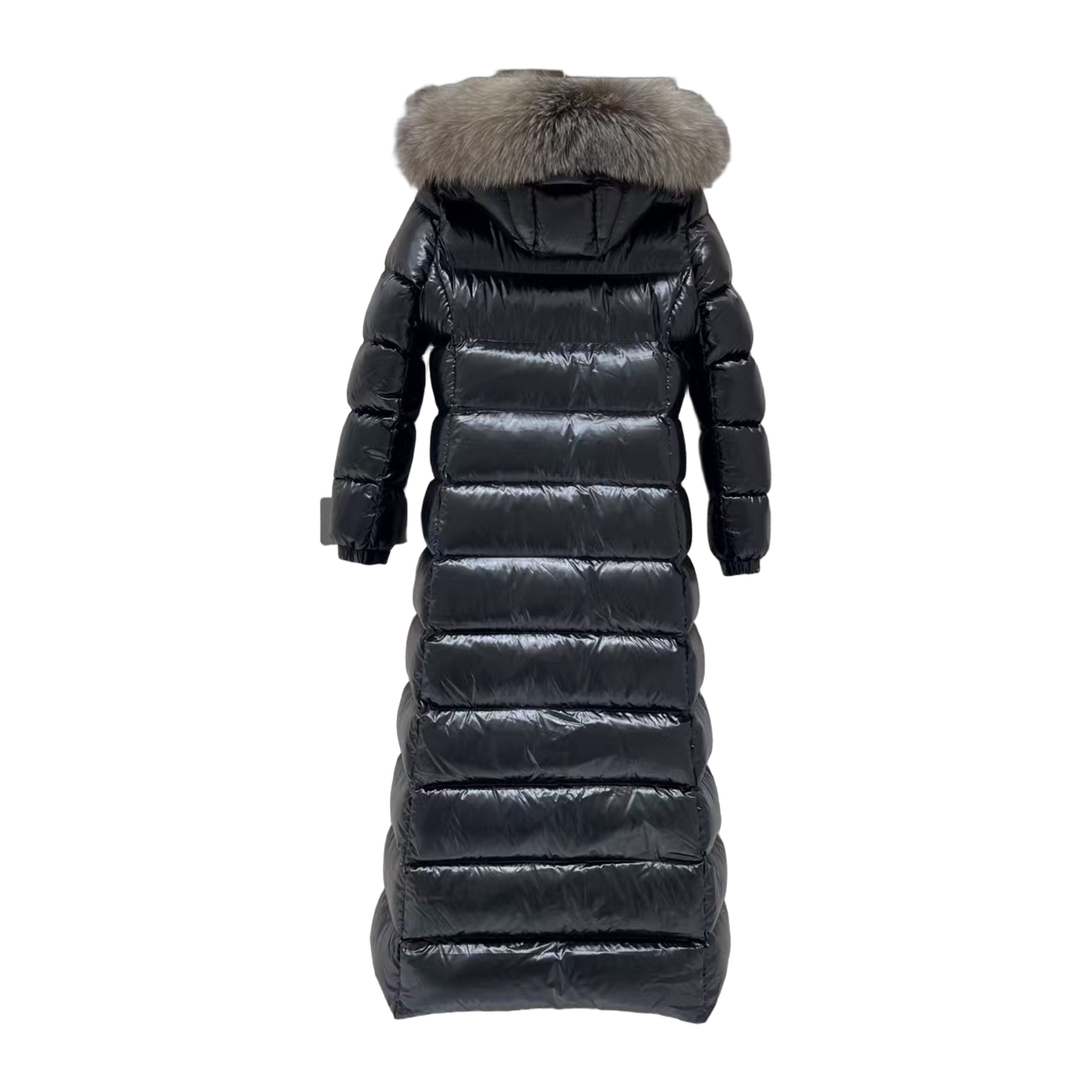 Moncler Hudson Long Down Jacket — Black — #186