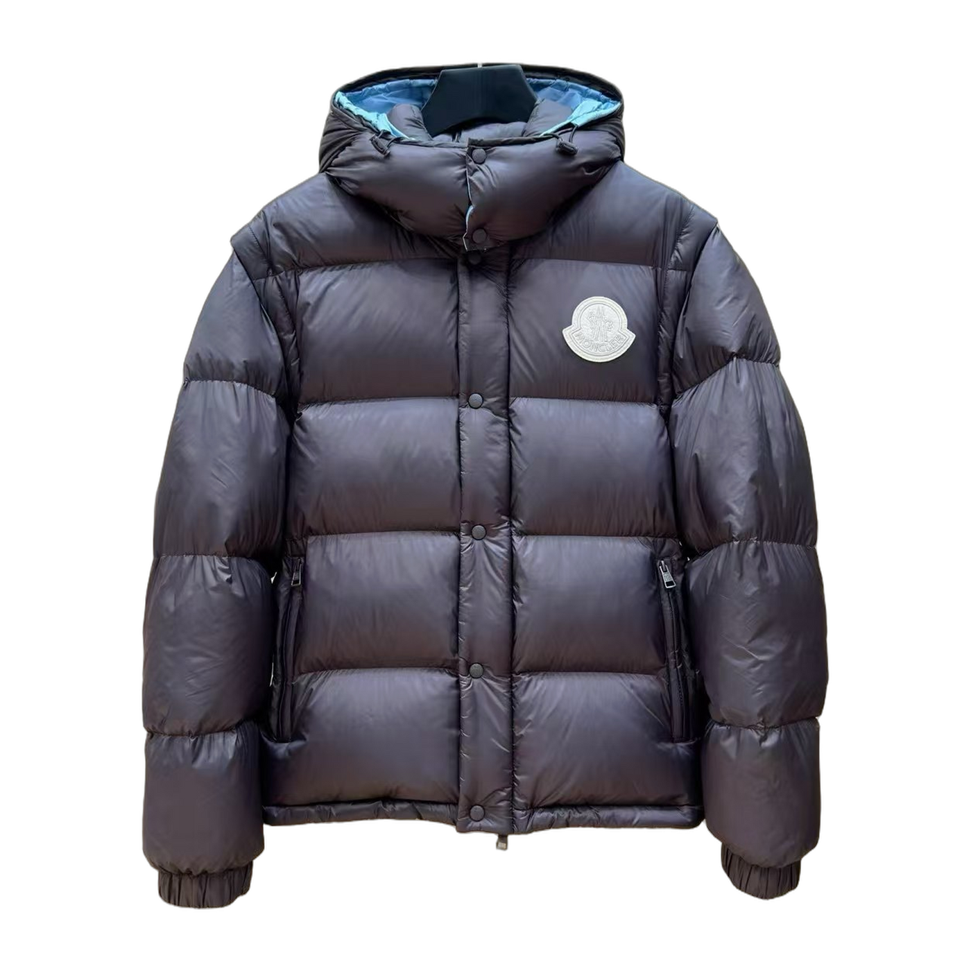 Moncler Hooded Down Puffer Jacket — Black — #253