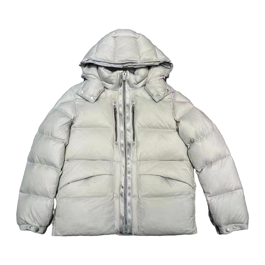 Moncler Men's Hooded Down Jacket — Black — #258
