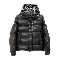 Moncler 70th Anniversary Hooded Puffer Jacket — Black — #259