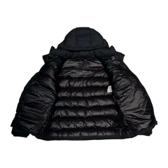 Moncler Madeira Hooded Short Down Jacket — Black — #288