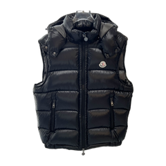 Moncler Hooded Down Vest — Black — #300