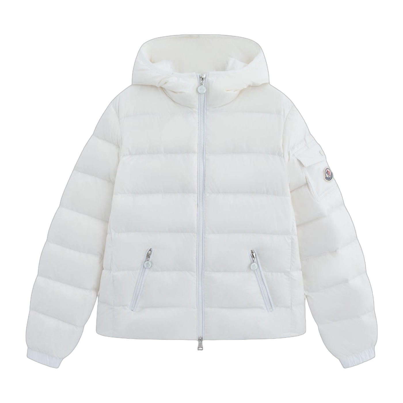Moncler Gles Fitted Short Down Jacket — #198