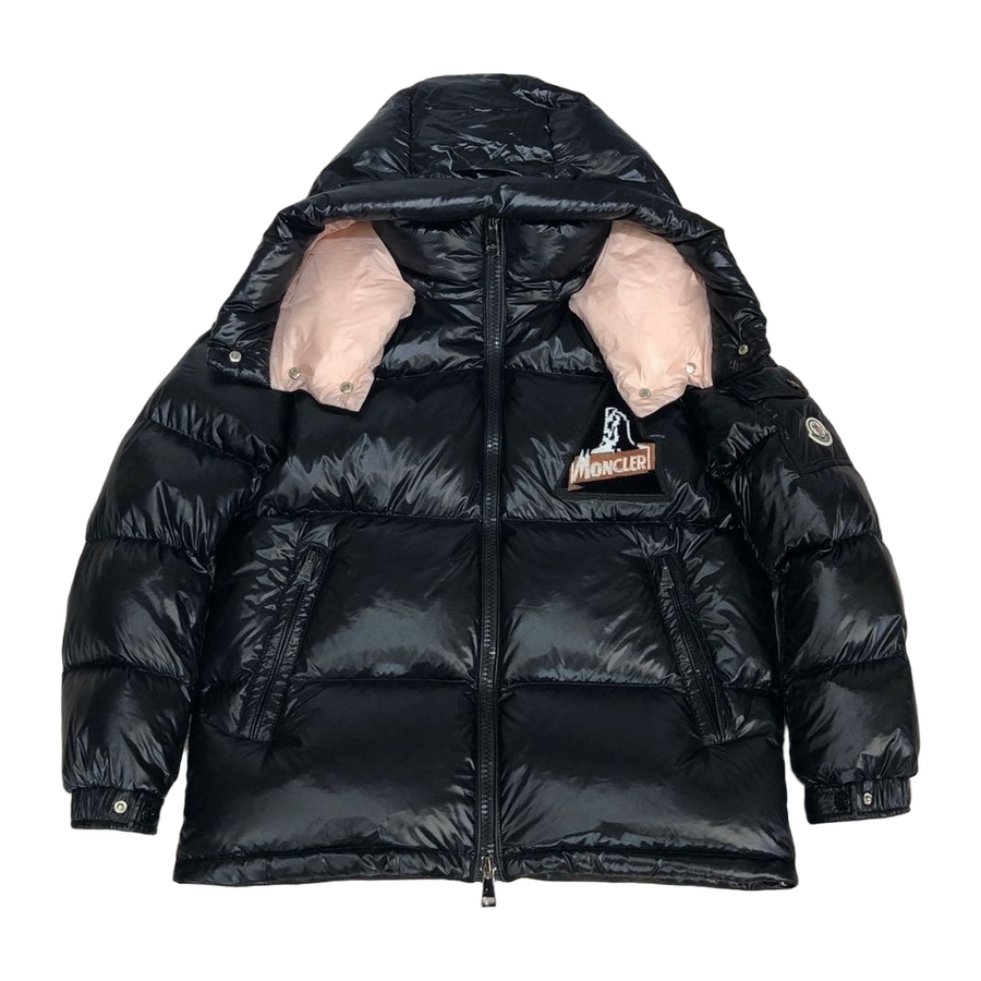 Moncler Mountain-Graphic Hooded Puffer Jacket — #199