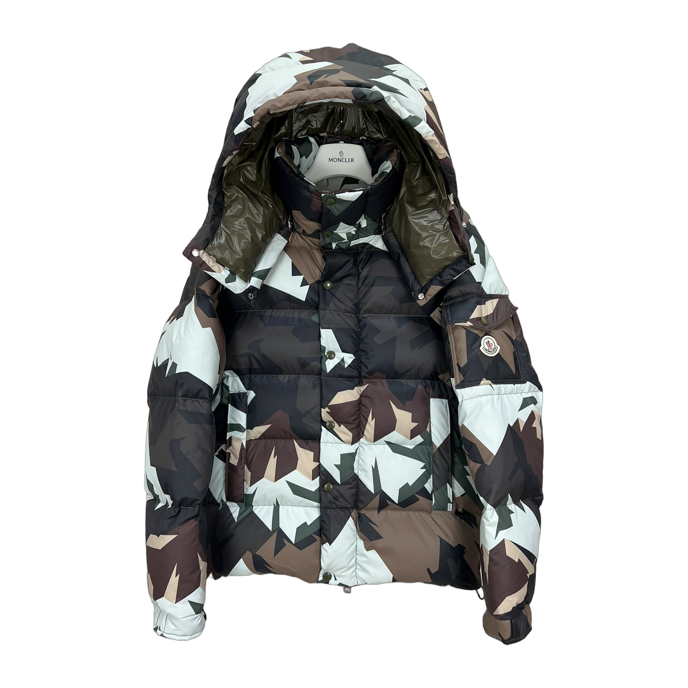 Moncler Mosa Camouflage Down Jacket — #200