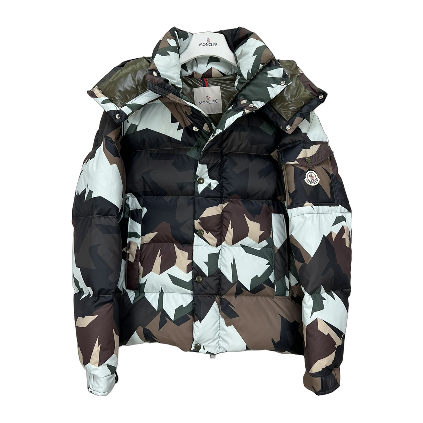 Moncler Mosa Camouflage Down Jacket — #200