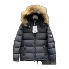 Moncler Maya Hooded Short Down Jacket — #208