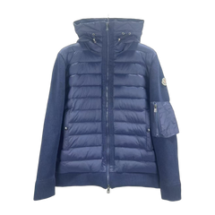 Moncler Padded Wool Hooded Knit Jacket — #211