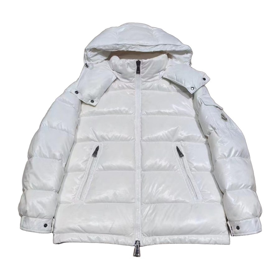 Moncler Maire Hooded Short Down Jacket — #214