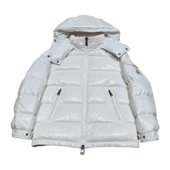 Moncler Maire Hooded Short Down Jacket — #214