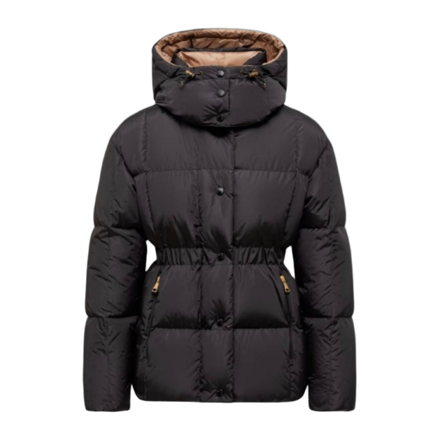 Moncler Agneux Square-Quilted Hooded Down Jacket — #242