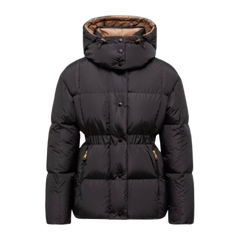 Moncler Agneux Square-Quilted Hooded Down Jacket — #242