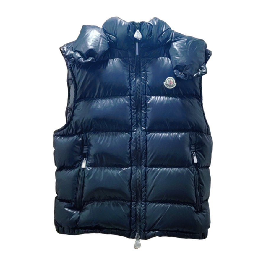 Moncler Hooded Down Vest — Purple — #303