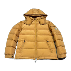 Moncler Levitha Hooded Short Down Jacket — Yellow — #238