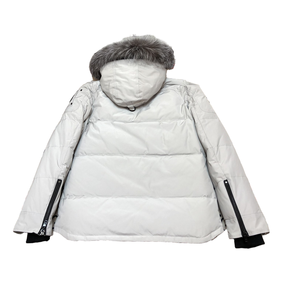 Moose Knuckles Fur-Trim Utility Puffer Jacket — #316
