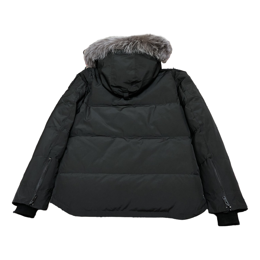 Moose Knuckles Fur-Trim Utility Puffer Jacket — #316