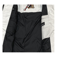 Moose Knuckles Fur-Trim Curved-Hem Puffer Jacket — #322
