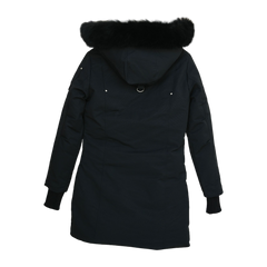 Moose Knuckles Women's Original Shearling-Trim Stirling Parka — Black — #310