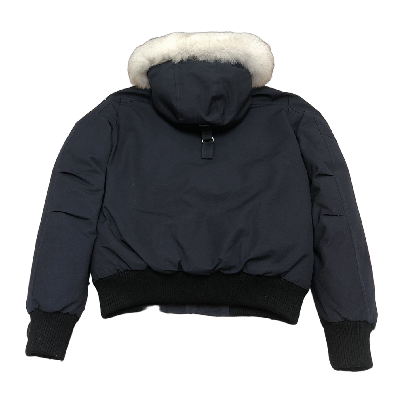 Moose Knuckles Men's Original Ballistic Shearling-Trim Bomber Jacket — Black — #319