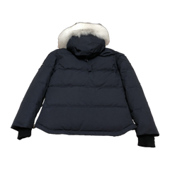 Moose Knuckles Women's Original Shearling-Trim 3Q Jacket — Navy — #321