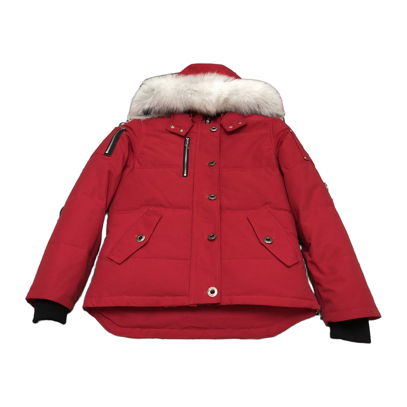 Moose Knuckles Women's Original Shearling-Trim 3Q Jacket — Navy — #321