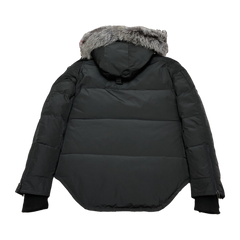 Moose Knuckles Women's Onyx Round Island Shearling Down Jacket — Off White — #322