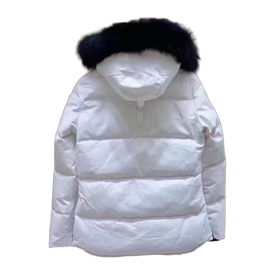 Moose Knuckles Men's Original Shearling-Trim 3Q Jacket — White — #345