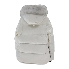 Moose Knuckles Women's Original Shearling-Trim 3Q Jacket — White — #346