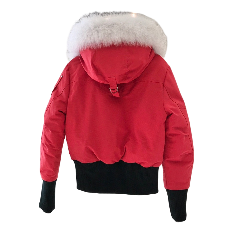 Moose Knuckles Debbie Fur-Trim Bomber Jacket — #344