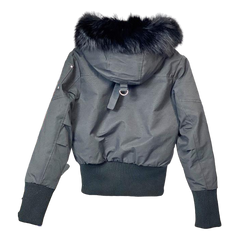 Moose Knuckles Debbie Fur-Trim Bomber Jacket — #344