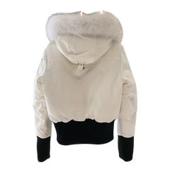 Moose Knuckles Debbie Fur-Trim Bomber Jacket — #344
